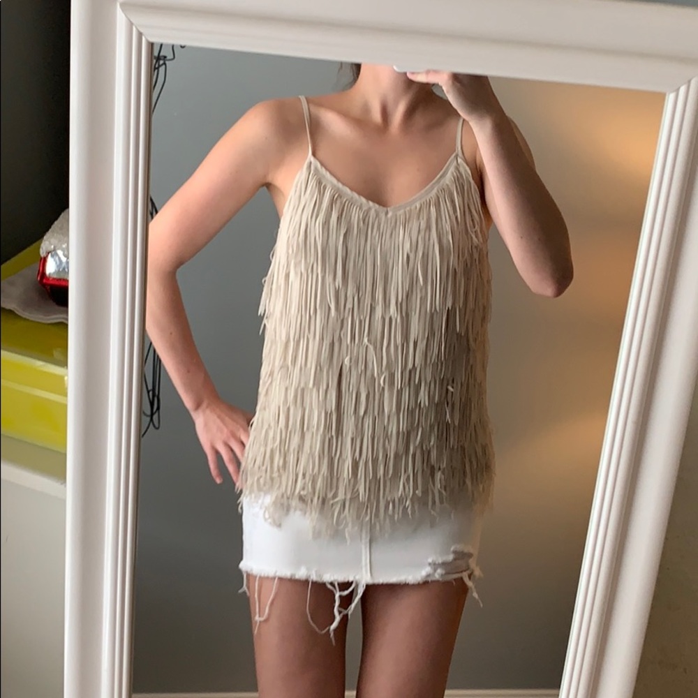 Fringe blouse
